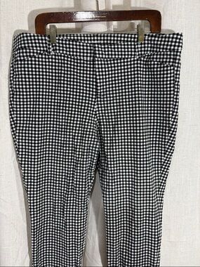 Old Navy Black and White Gingham Picie Pants